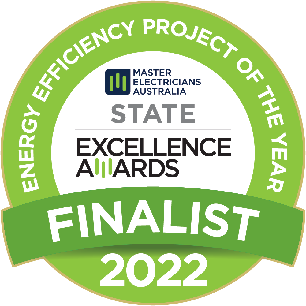 excellence award 2022 badge state finalist energy