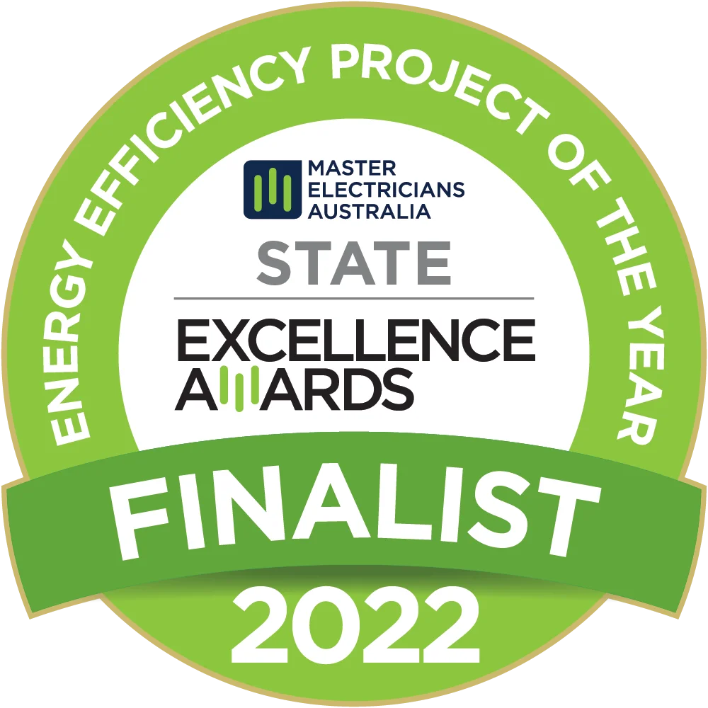 excellence award 2022 badge state finalist energy